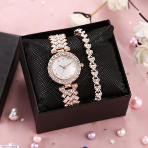 Women's Watch Full Diamond Shell Surface Diamond Bracelet
